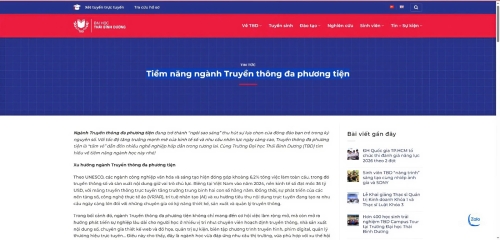 Tiềm năng ngành Truyền thông đa phương tiện